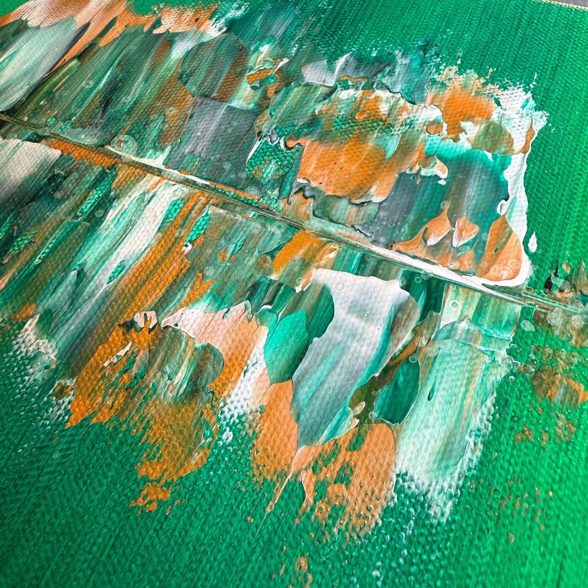 bezahlbare kunst online kaufen: Grünes Wandbild für ein schönes Zuhause.